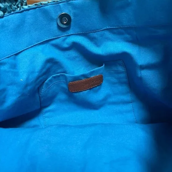 The Drop Women's Ealga Flat Handle Straw Tote - Picture 3 of 5